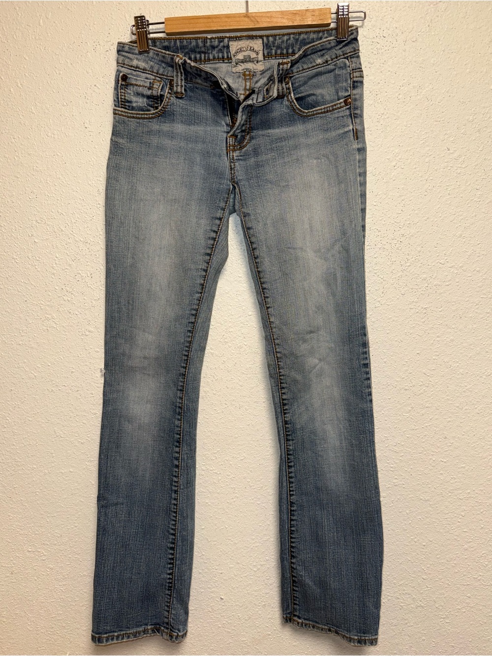 Light Blue Boot Cut Women's Jeans - Stretch Denim